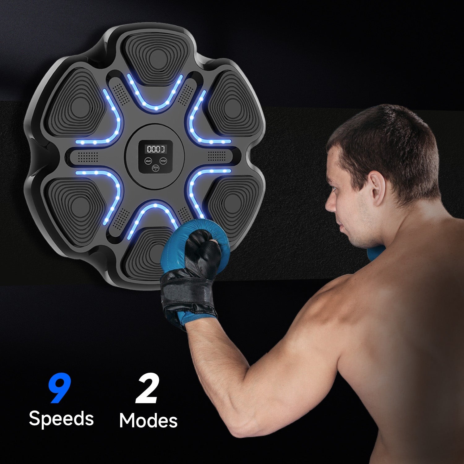 Sistema de Boxeo Rítmico para Entrenamiento en Casa con Guantes