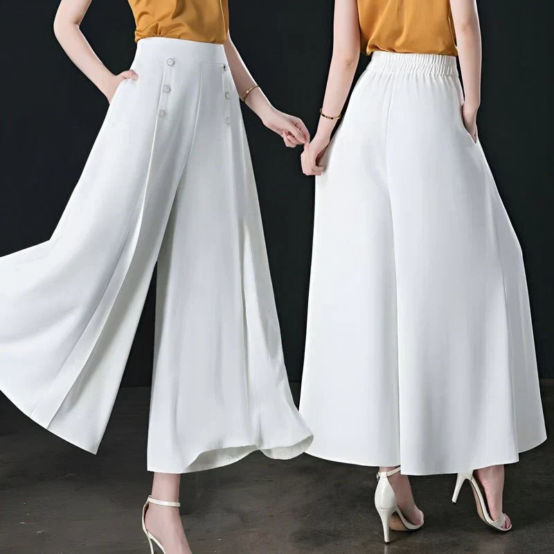 NovaLuxe Flowing Wide-Leg Trousers Create A Flattering Silhouette Instantly