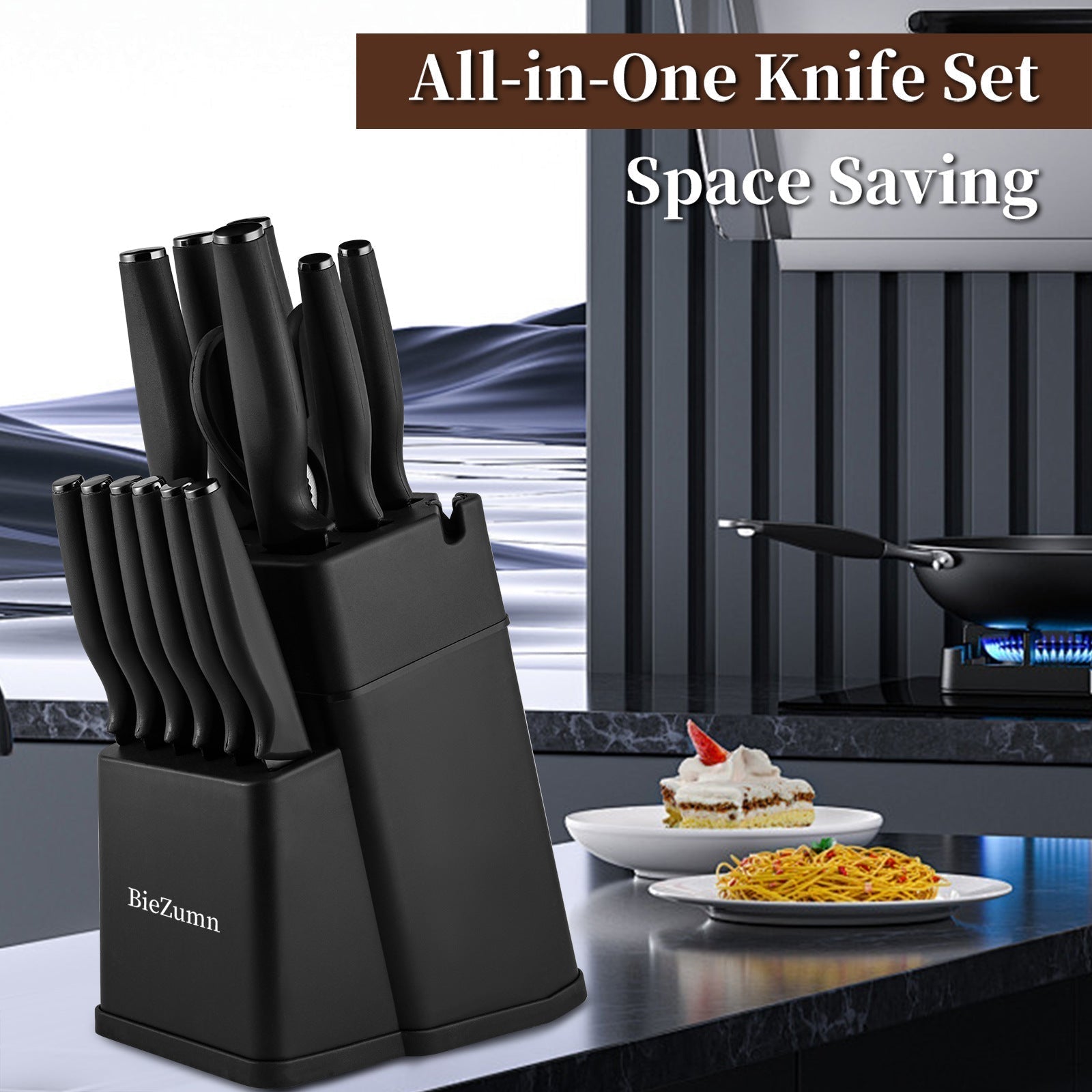 Set di coltelli da cucina Pro Chef per cuochi casalinghi di tutti i giorni