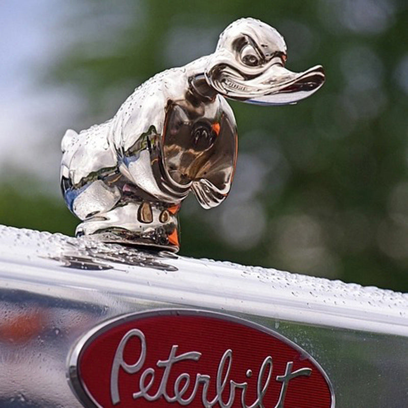 Aggressive Rubber Duck Car Emblem Hood Ornament Influenced By Convoy But Death Proof Theme