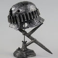 AntiqueLume Steel Helmet Lamp For Historic Home Decor