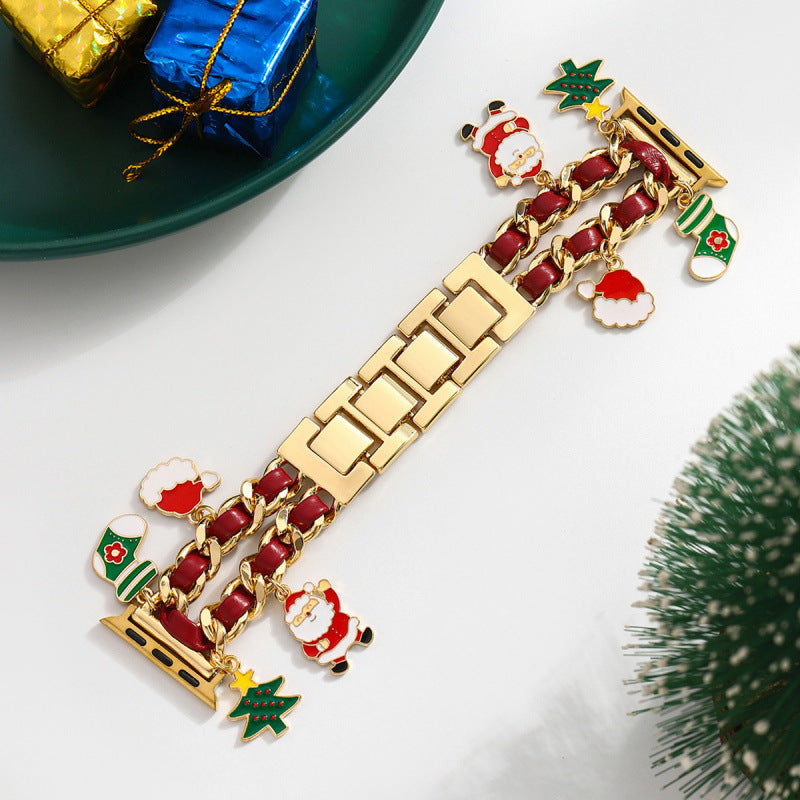 Christmas Patterned Aurora Watch Straps for Apple Watch