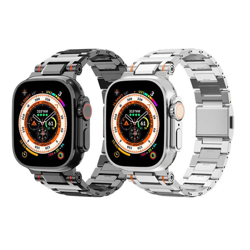 Cinturino in Acciaio Inossidabile Aurex per Apple Watch con Chiusura Magnetica