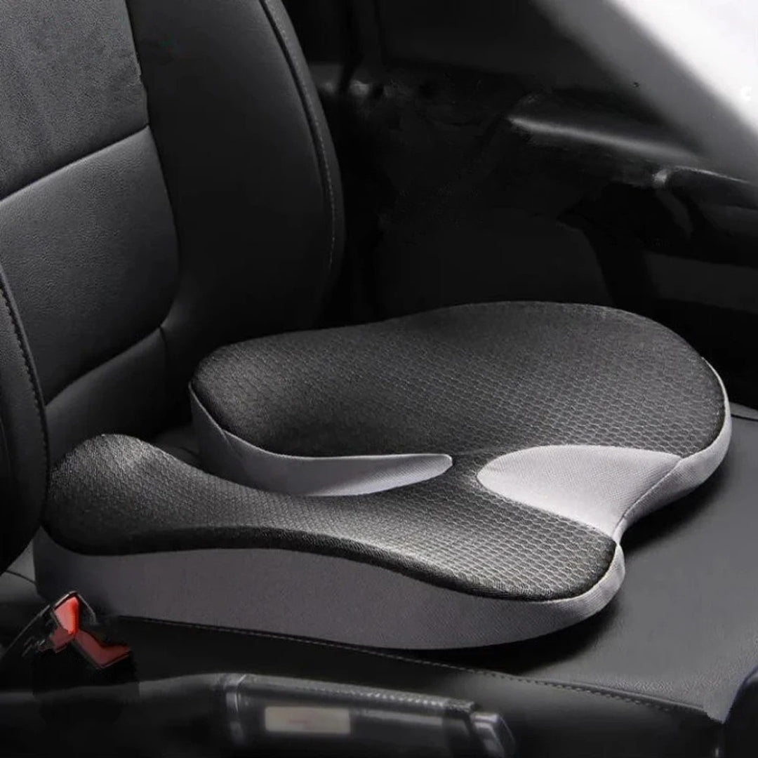 Cushion For Car Seats With Orthopedic Support And Non Slip Base