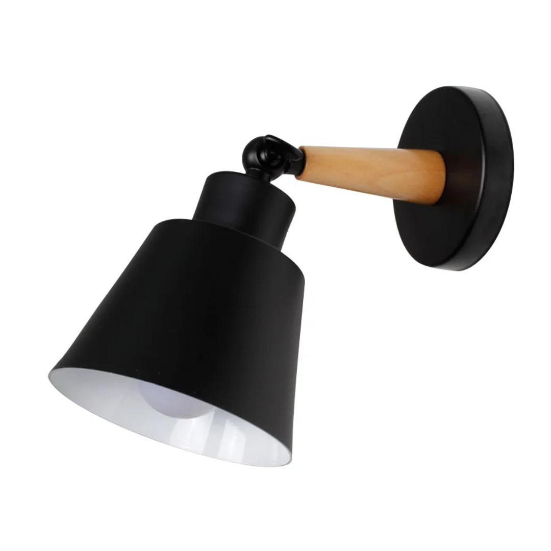 AuraArc Wall Lamp Black LED With E27 Socket Indoor Lighting