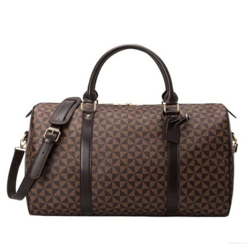 Westman Leather Travel Duffle Bag For Men And Women
