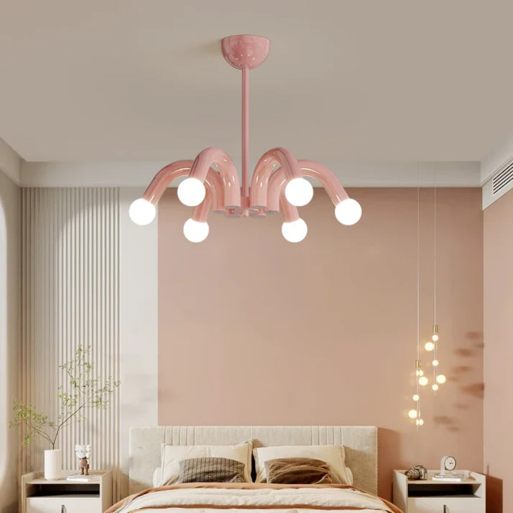 Luz de techo LED regulable LumaNova para dormitorio moderno