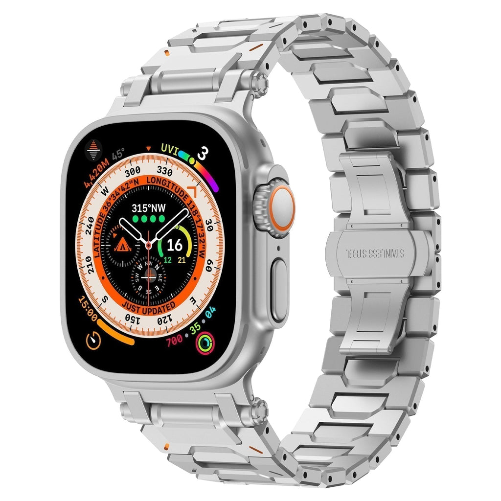 NexaBand 耐久性ステンレススチールバンド（Apple Watch用）