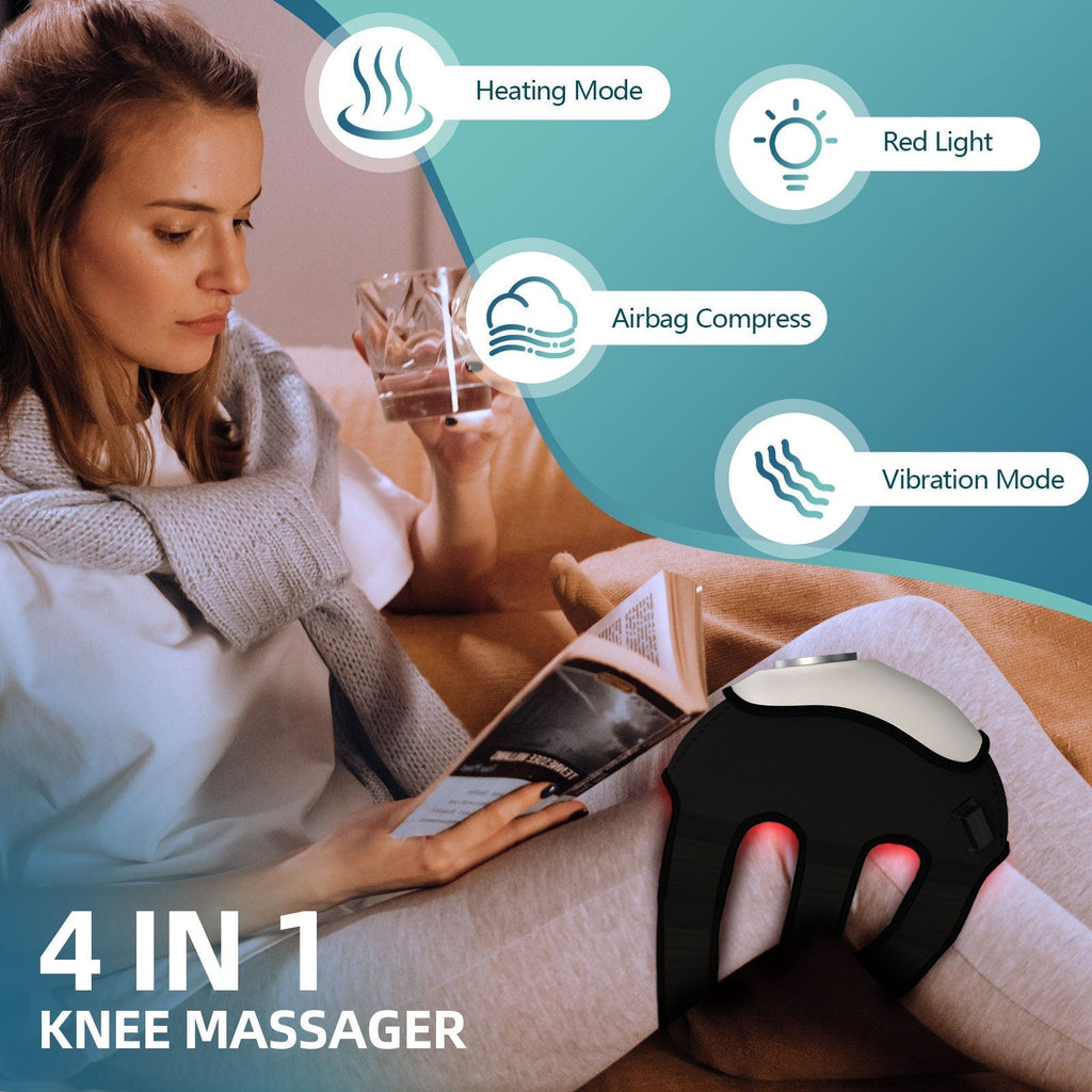 Home Use Knee Relief Massager With Infrared Heat And Air Compression
