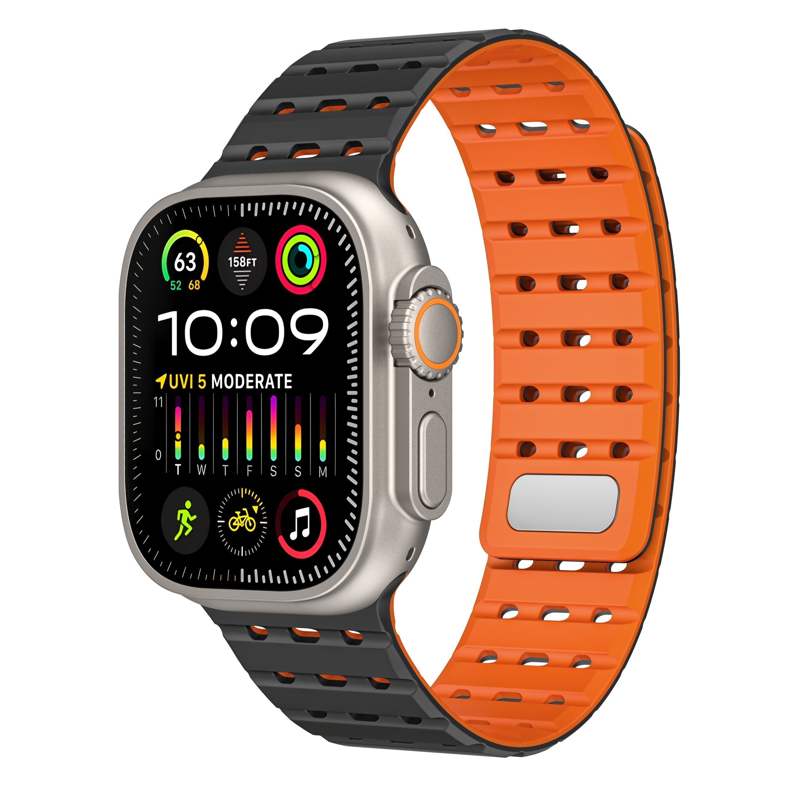 Pasek magnetyczny silikonowy NovaWeave Pro do Apple Watch