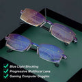 Sapphire Reading Glasses With Dual Focus And Anti Blue Light High Hardness 2024