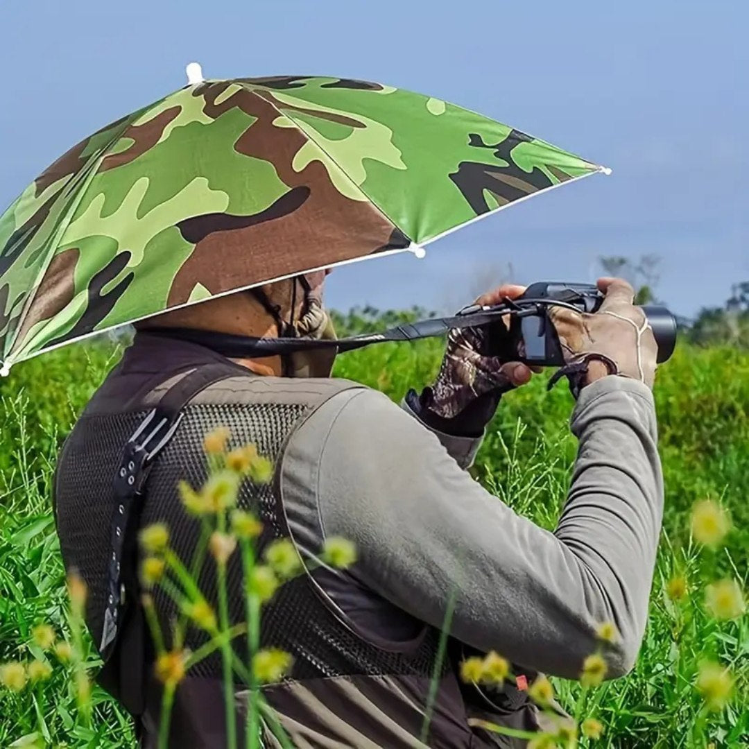 ShadeMate Umbrella Hat With UV Protection For Sun And Rain Everyday Use