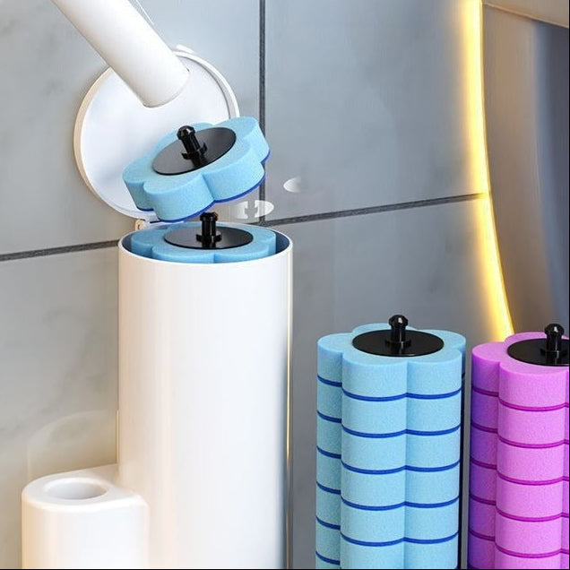 BathGuard Durable Household Toilet Brush And Holder