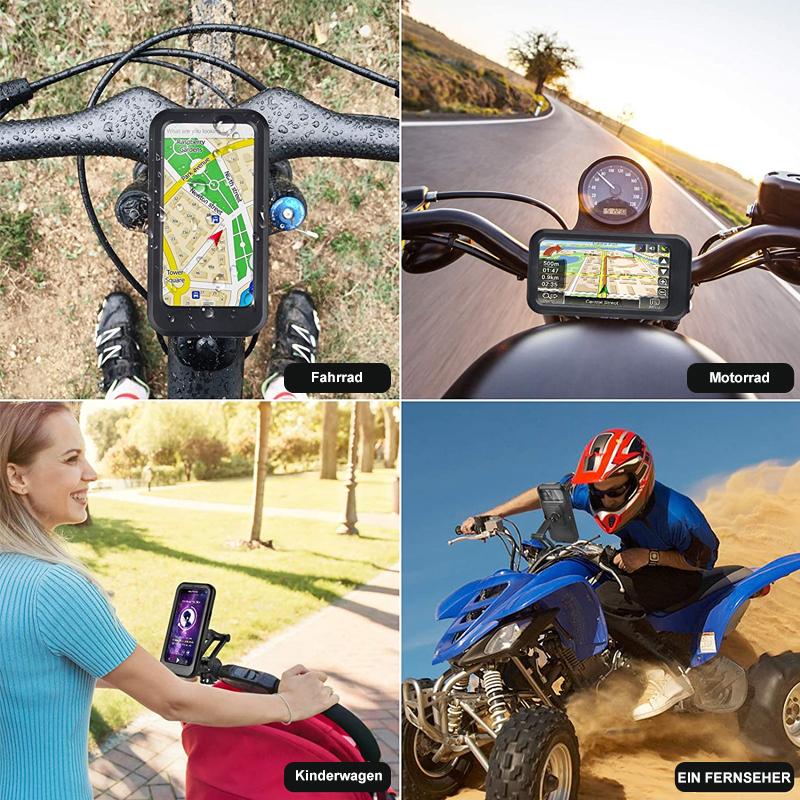 Waterproof 15W Power Bank For Bike Bar Phone Mount