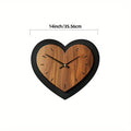 Rustikální dřevěné nástěnné hodiny Timberheart