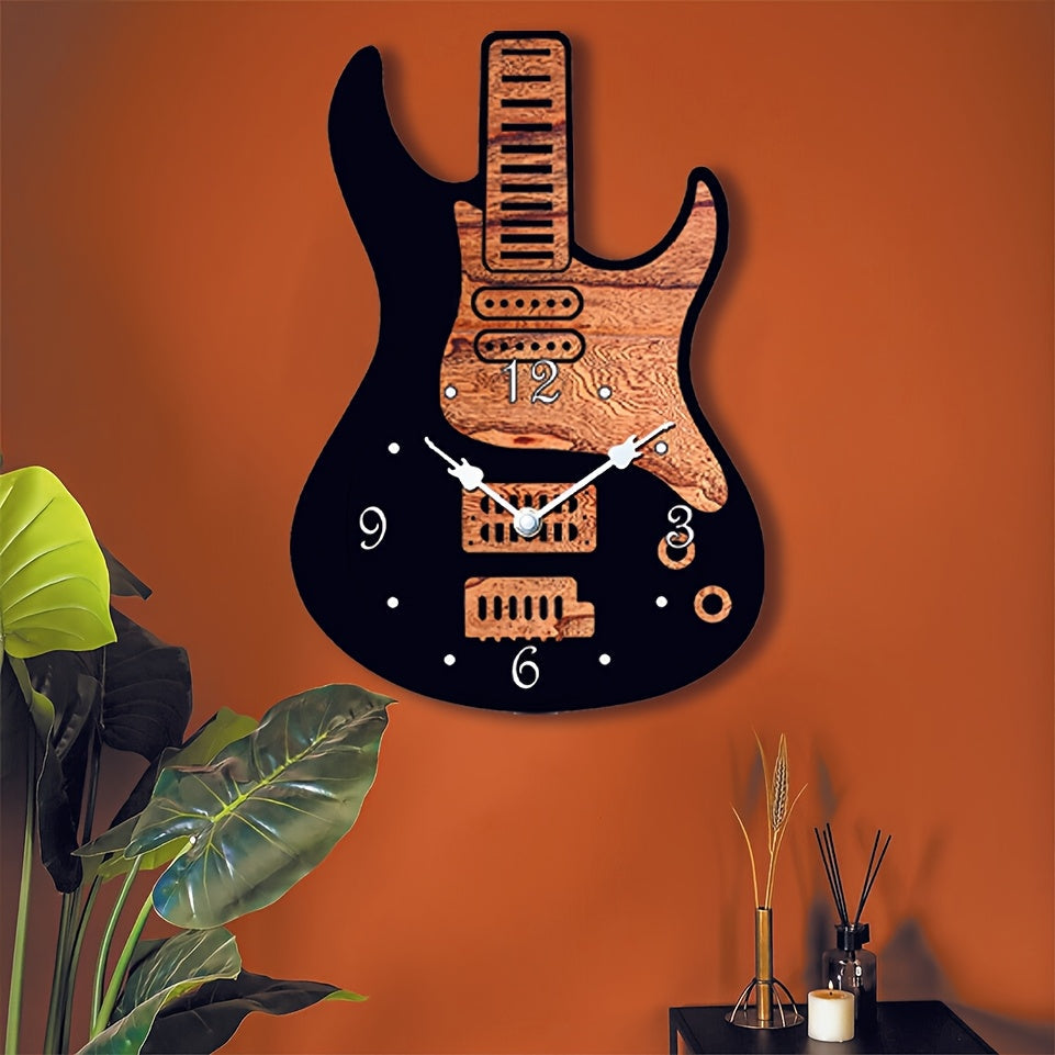 Zegar gitarowy Melodytime dla fanów muzyki – dekoracja do domu na dziś