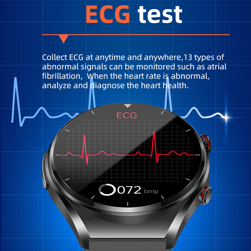 One-Click Wellness Smartwatch Core Health Metrics Tracking