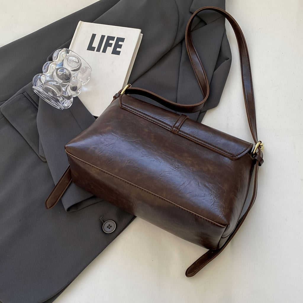 Nova Everyday Satchel With Flap For College Life And Party Nights