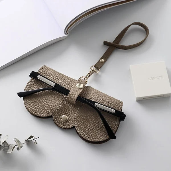 ShadeShield Soft Leather Sunglasses Case