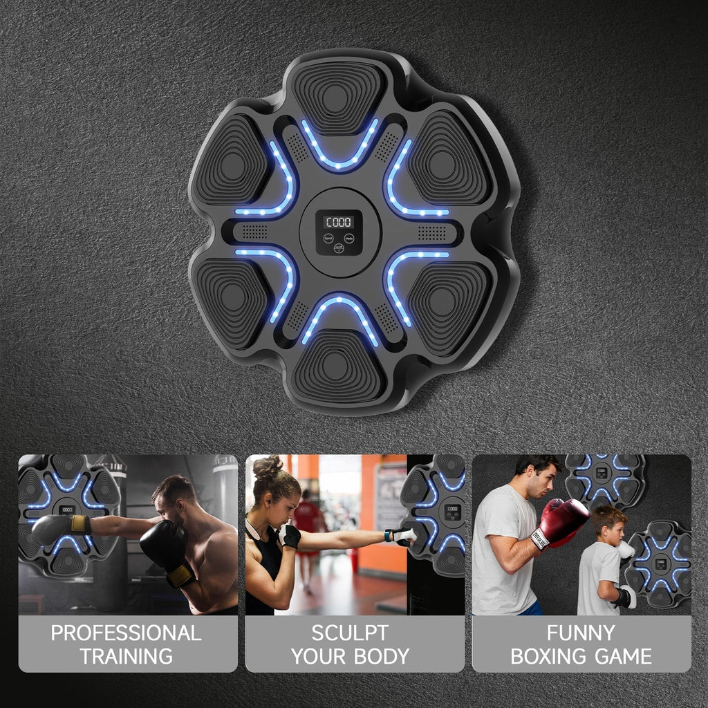 Sistema de Boxeo Rítmico para Entrenamiento en Casa con Guantes