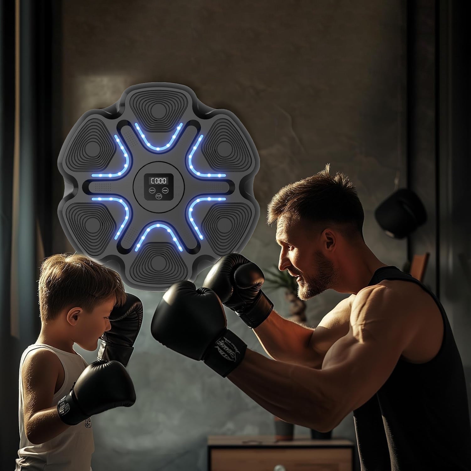 Sistema de Boxeo Rítmico para Entrenamiento en Casa con Guantes