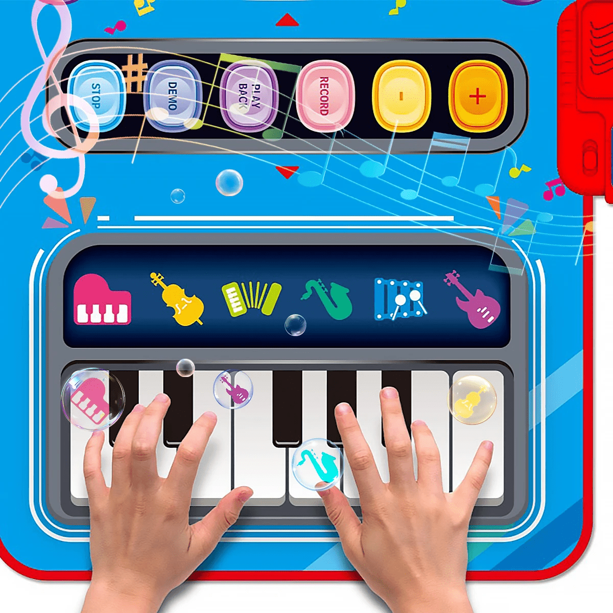 Alfombra Musical Interactiva SonataPlay Para Niños Con Cinco Instrumentos Desarrolla Habilidades Motoras