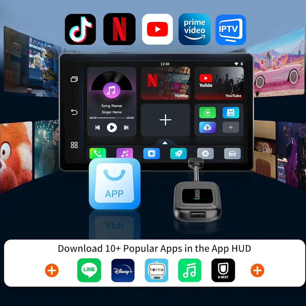 NovaLink Wireless App Hub per CarPlay o Android Auto