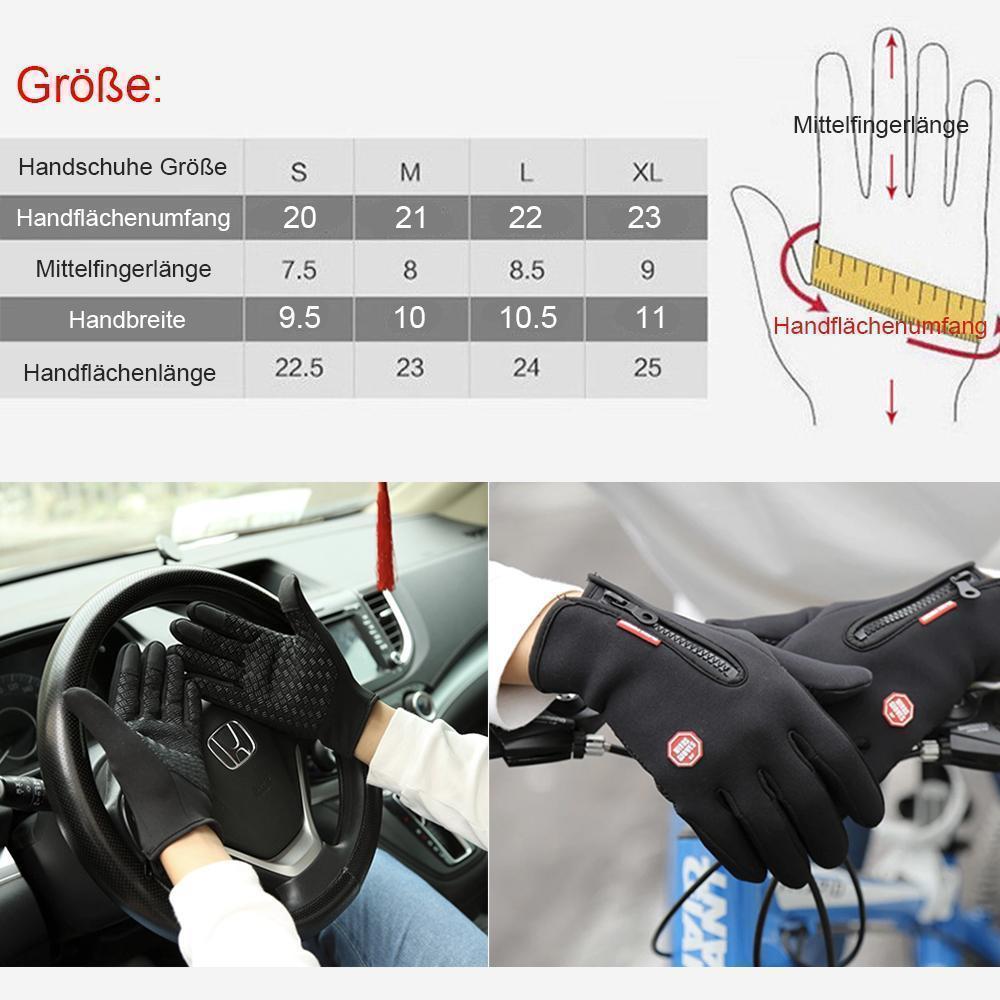 Unisex touchscreen handsker til varme og vejrbestandig beskyttelse