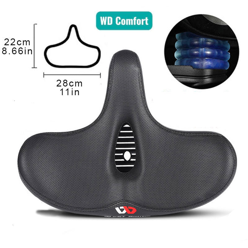 RideEase Ergonomic Extra Wide Breathable Bike Saddle