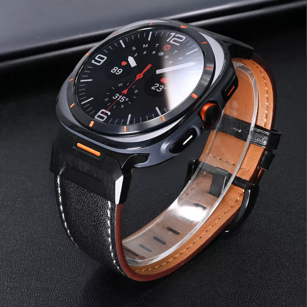 StormForge taktinen nahkaranneke Galaxy Watch Ultra -kelloon
