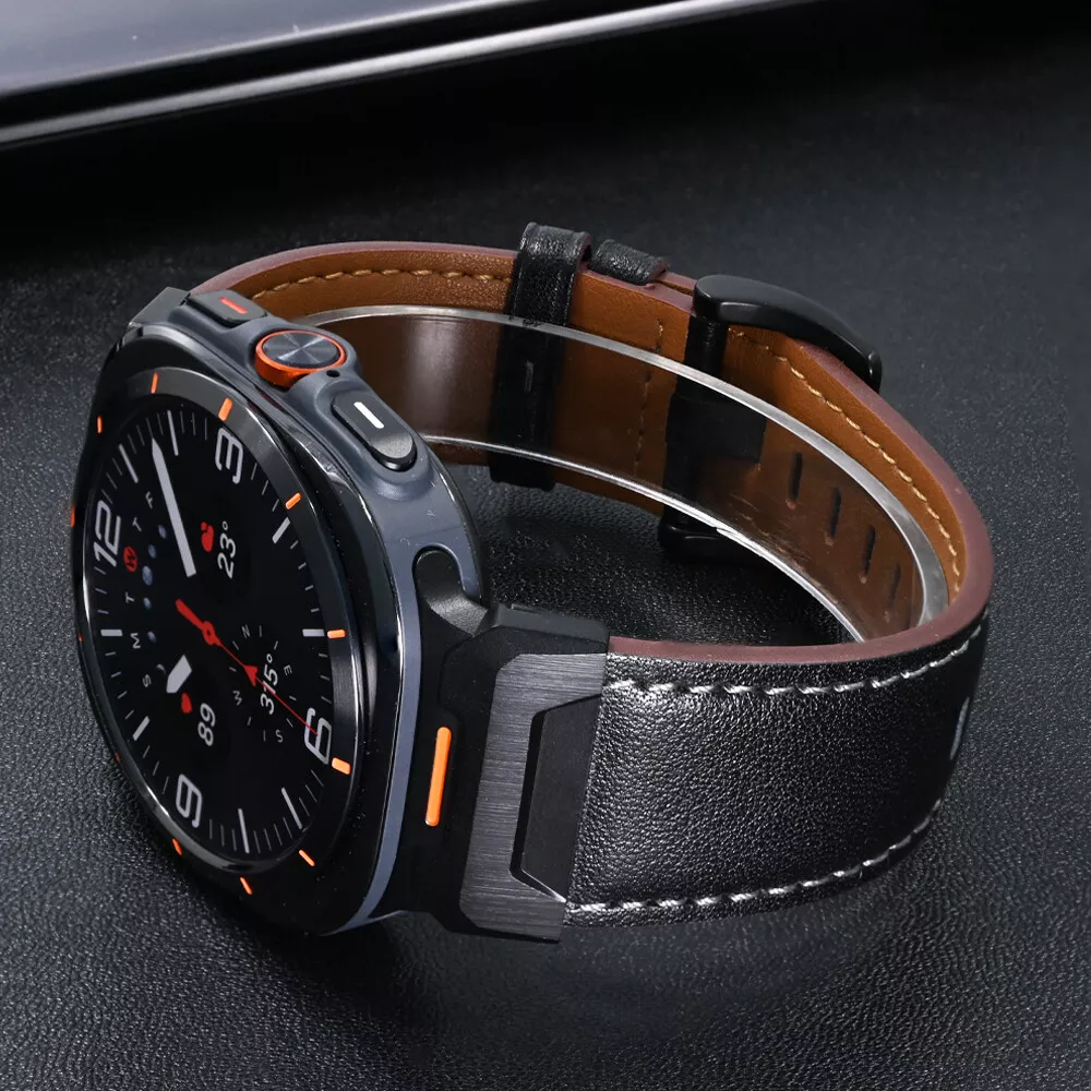 StormForge taktinen nahkaranneke Galaxy Watch Ultra -kelloon