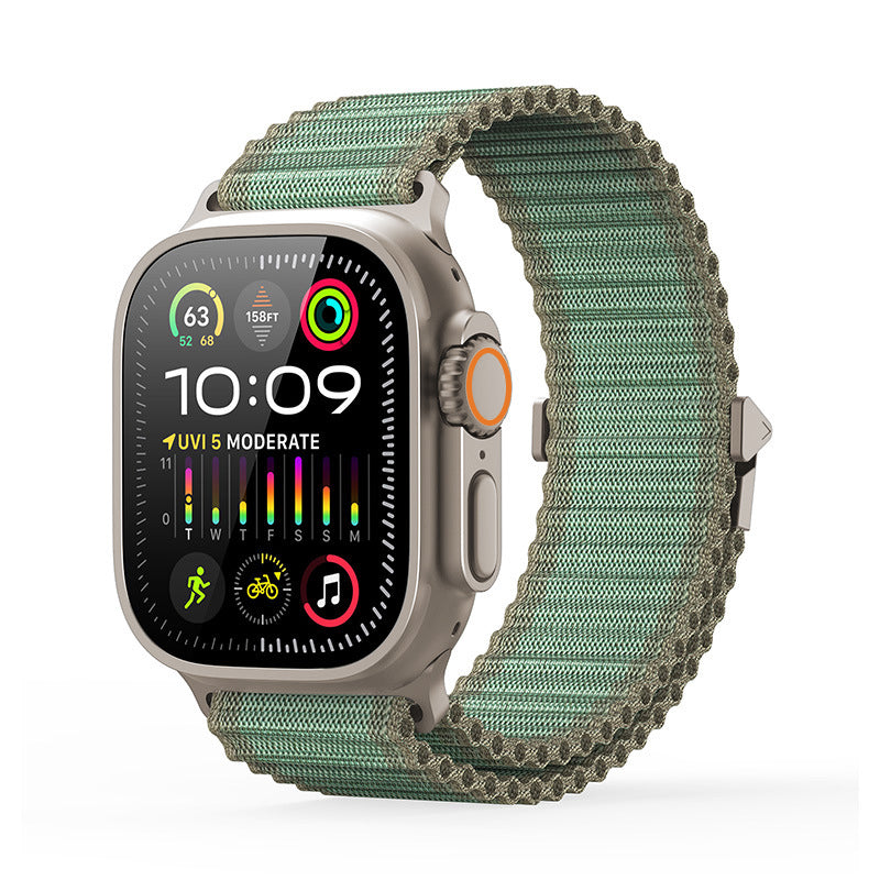 Apple Watch doppellagiges gewebtes Armband für ganztägigen Komfort