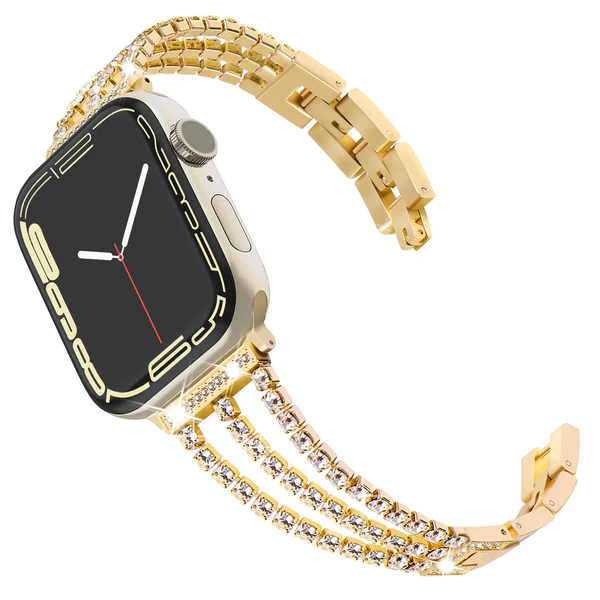 LumaLink diamantarmbånd for smartklokke i rustfritt stål