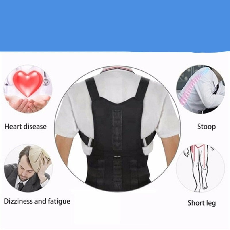 BackPosture Pro unterstützende Haltungskorrektur mit Magneten für den täglichen Gebrauch