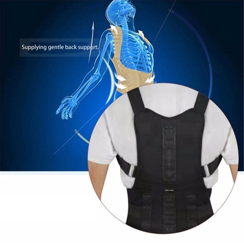 BackPosture Pro unterstützende Haltungskorrektur mit Magneten für den täglichen Gebrauch