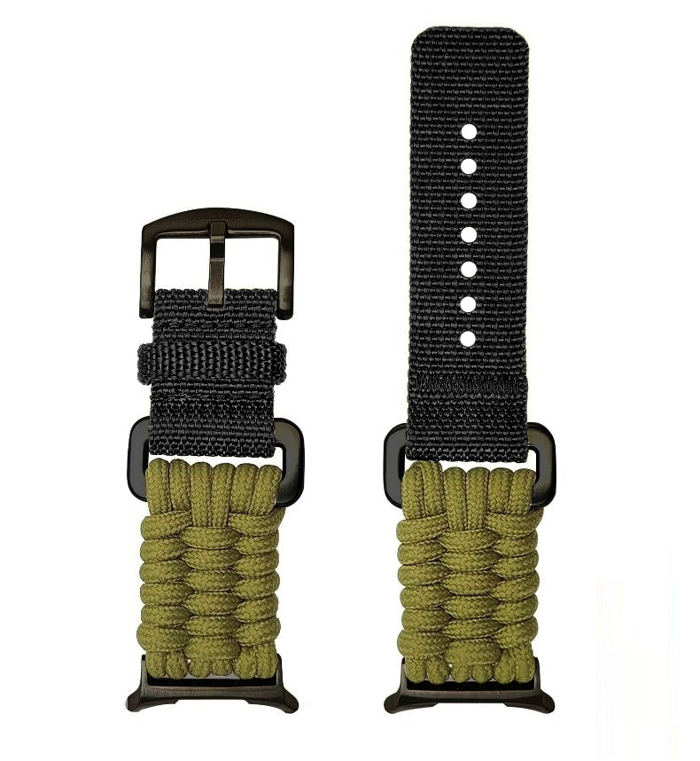 PeakGuard nylon geweven band voor Galaxy Watch Ultra