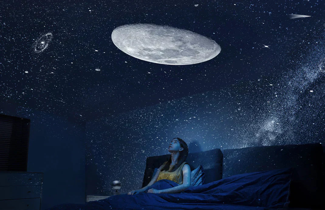 Proyector de galaxia LumaNova LED Moonlight con discos intercambiables
