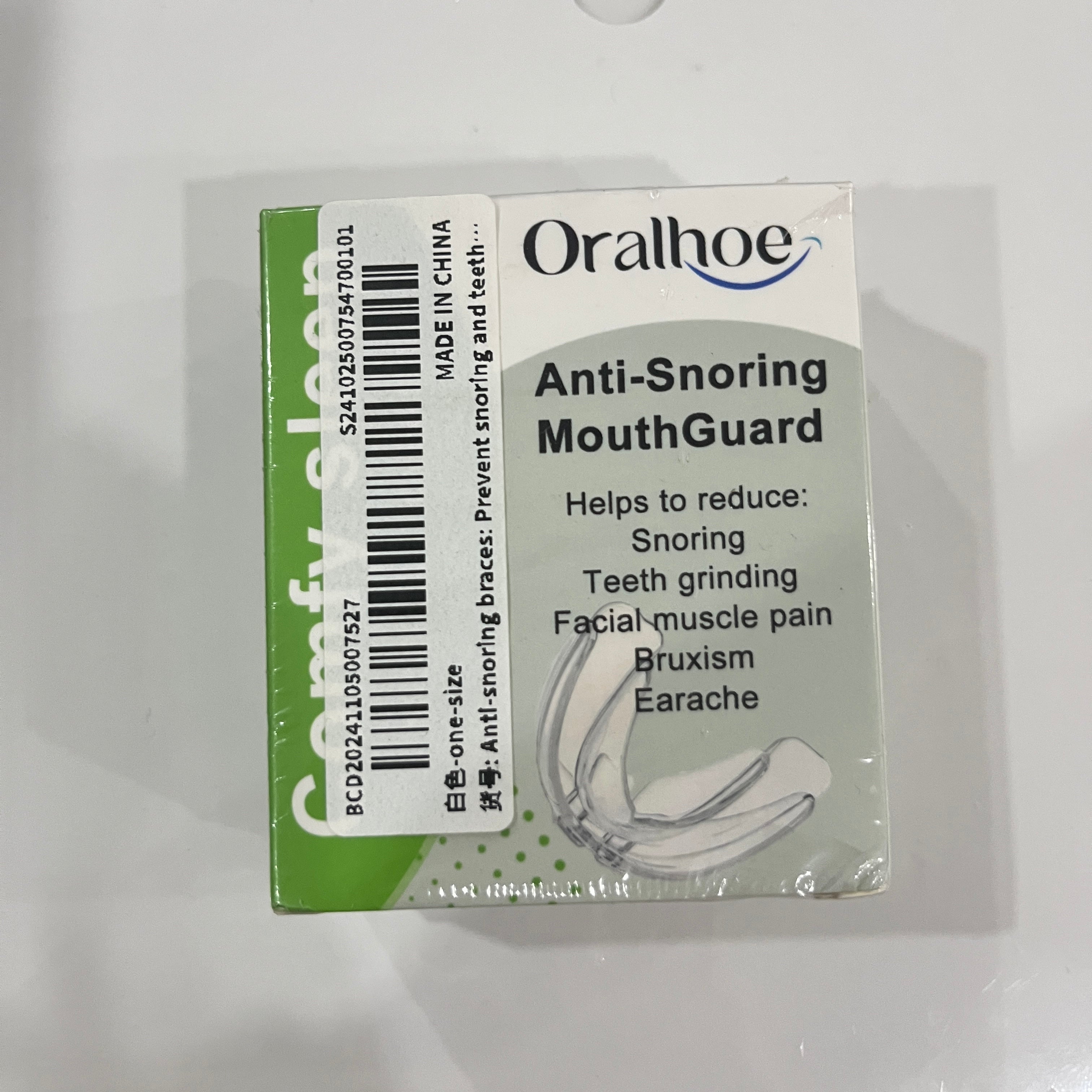 Protector Antironquidos de Silicona RestEase con Estuche de Viaje para Dormir Toda la Noche