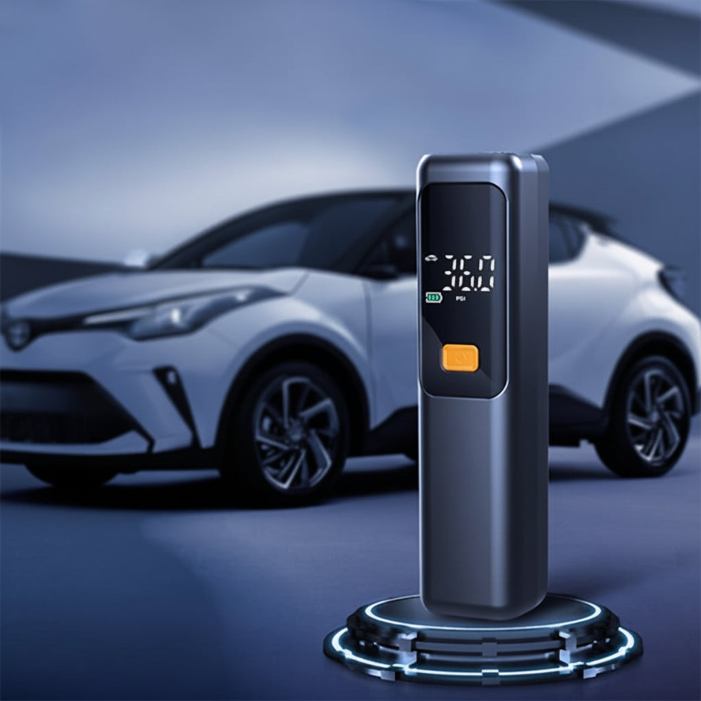 Inflador Digital de Pneus Aeroflow 150 Psi Portátil com Ecrã LCD e USB