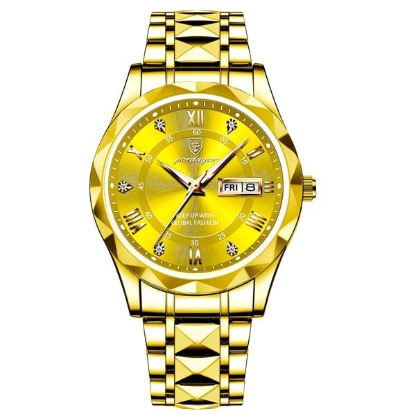 Orologio da uomo impermeabile di lusso del marchio leader con lancette luminose