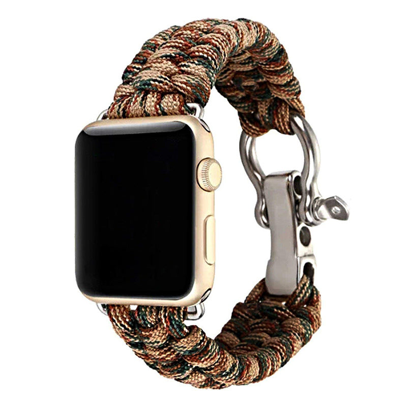 SummitForge Paracord Survival Band For Apple Watch Outdoor
