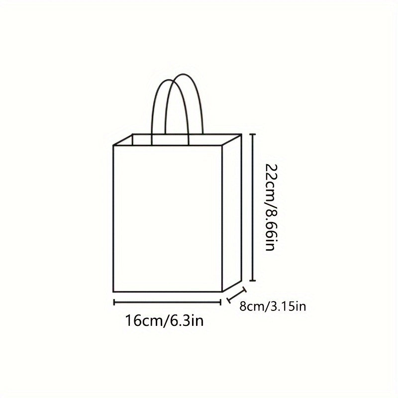 Partybag kraftpapír táskák több méretben, 50/100 darab Halloweenre és ajándékokhoz