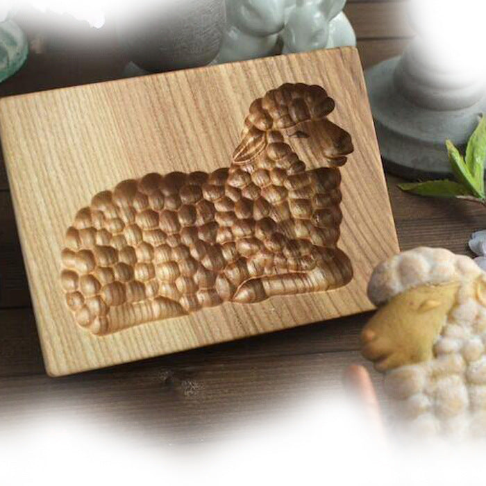 Engraved Wooden Cookie Molds With Pastry Stamps For Gingerbread And Biscuits