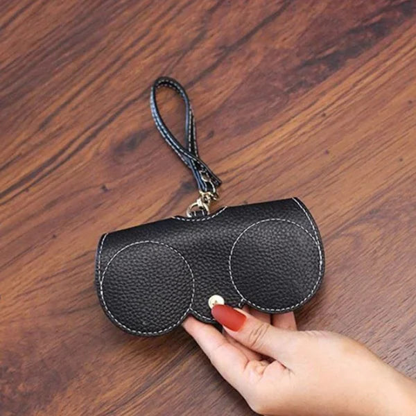 ShadeShield Soft Leather Sunglasses Case