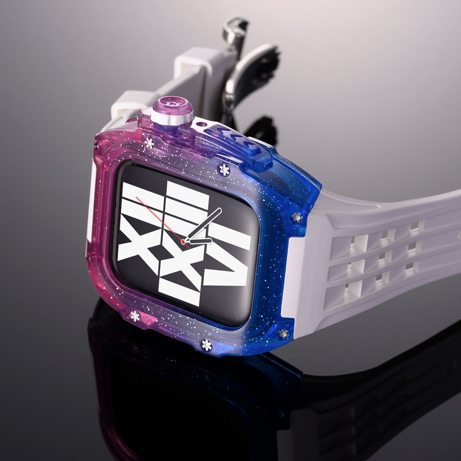NovaFlex Multicolor Fluororubber Case Kit For Apple Watch