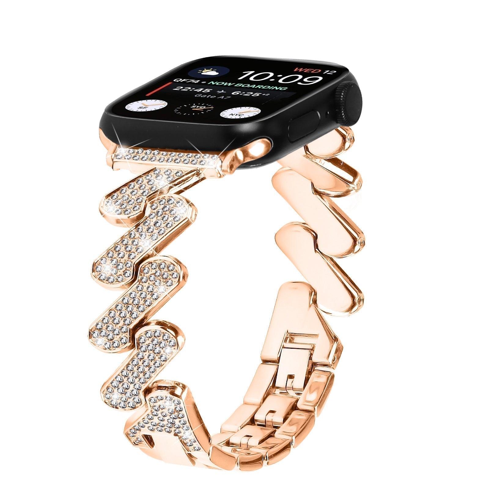 LyraLink Paslanmaz Çelik Apple Watch Bileklik Premium