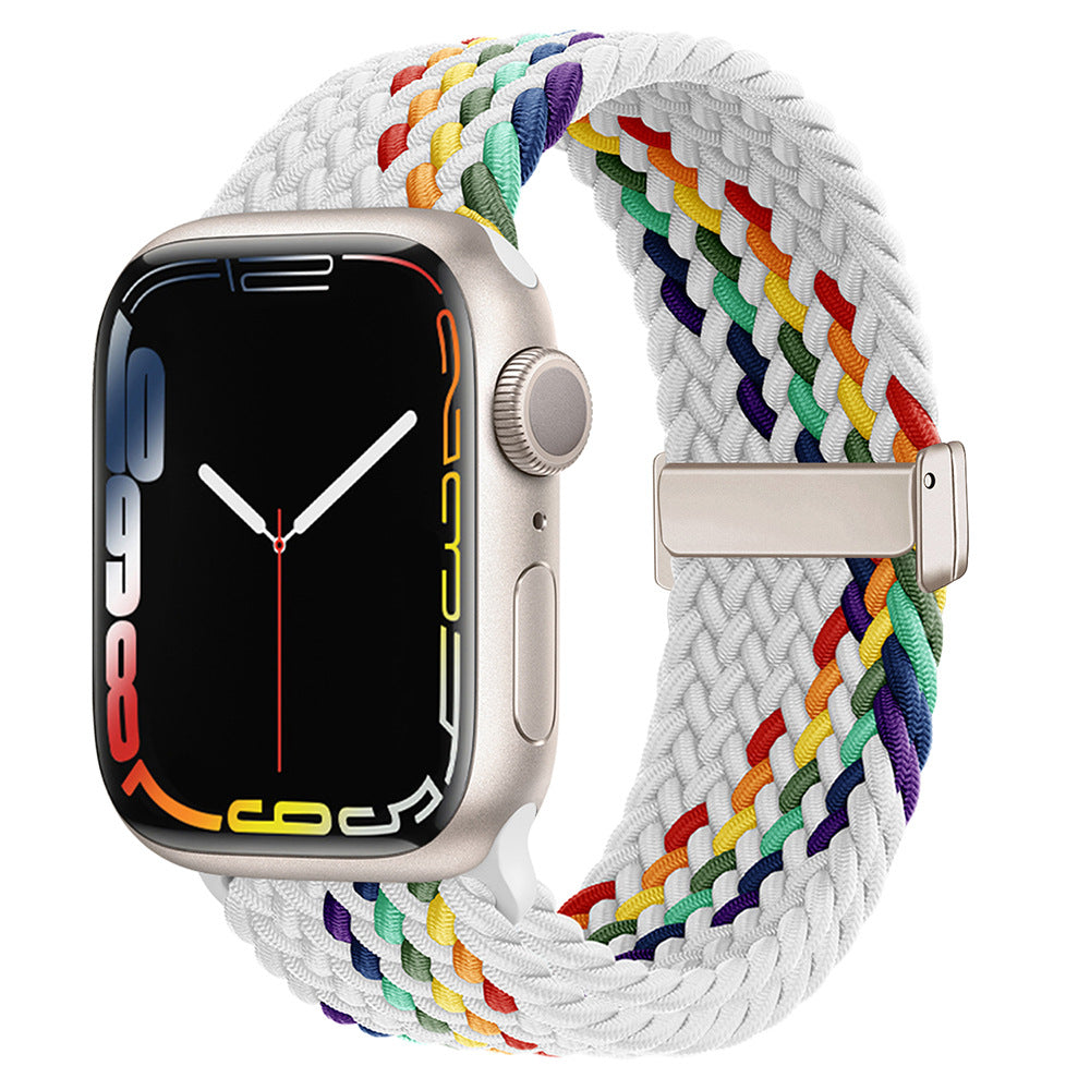 Magnetic Clasp Nylon Loop For Easy On Off And Adjustable Fit