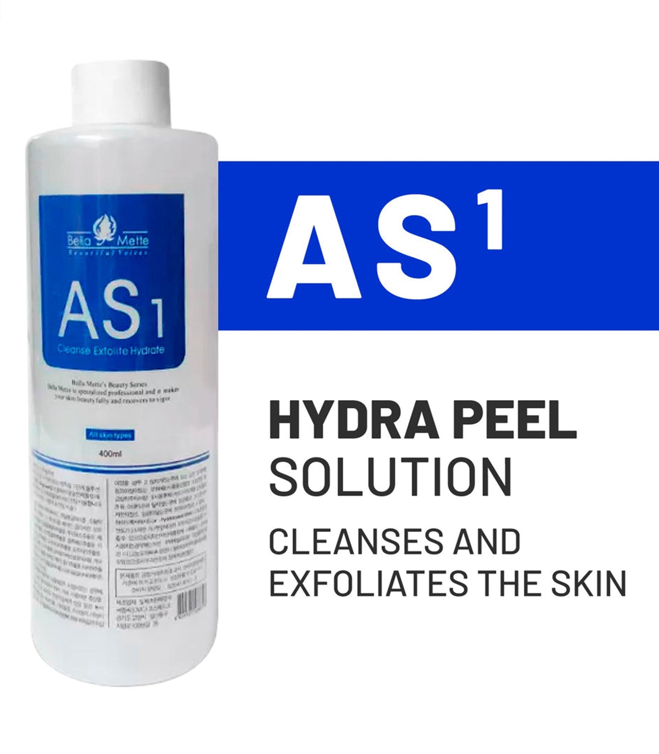 Sada HydroGlow AS1 SA2 AO3 Peel sérum 400 ml každé pro obličejové systémy
