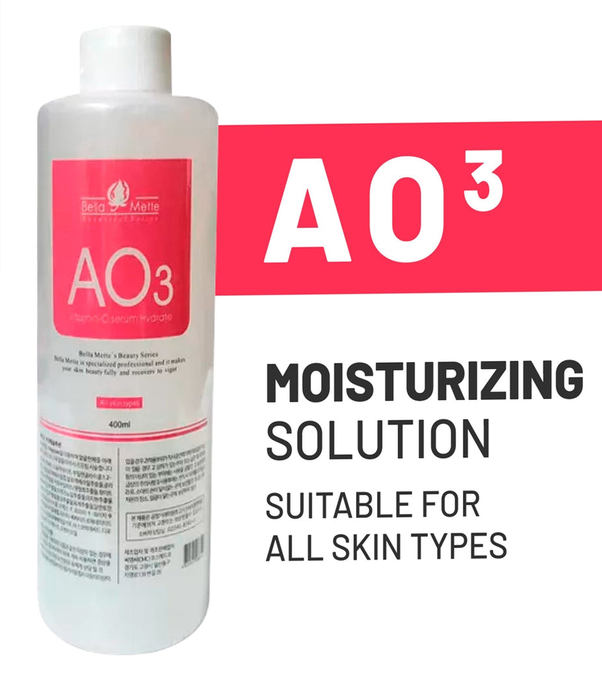 Sada HydroGlow AS1 SA2 AO3 Peel sérum 400 ml každé pro obličejové systémy