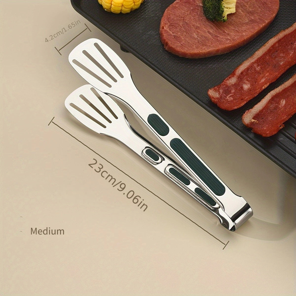 Servetong Stainless Steel Tongs With Secure Grip For Precise Serving